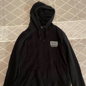 VANS Black & White Hoodie. Size- MEDIUM